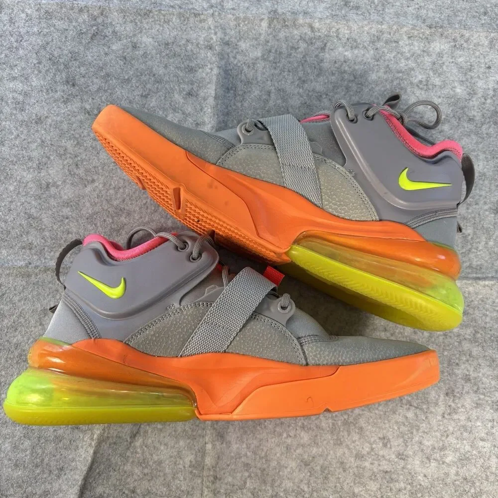 AH6772-007 - Mens 9.5 / Womens 11 - 2017 Nike Air Force 270 Sherbert Orange Gray